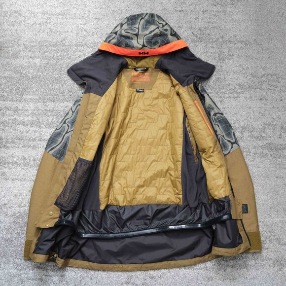 Helly Hansen Mens Ridge Shell Waterproof Ski Outdoors Winter Full Zip Jacket M - Picture 7 of 10